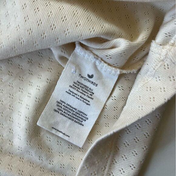 Twothirds Pointelle Henley Tee Small - Picture 5 of 9